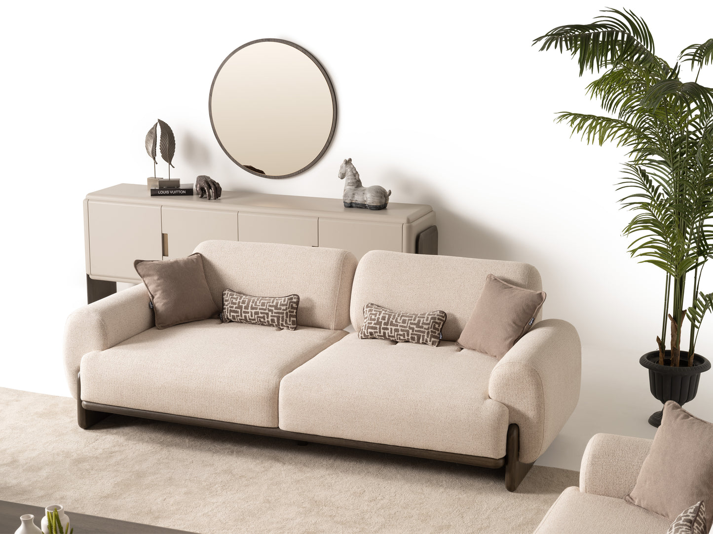 Luma Round Mirror