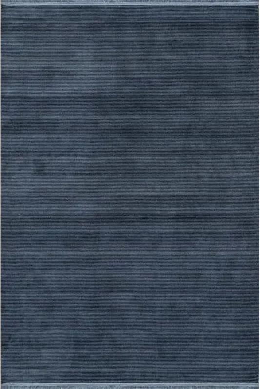 Eclipse 6106 Blue Black Area Rug