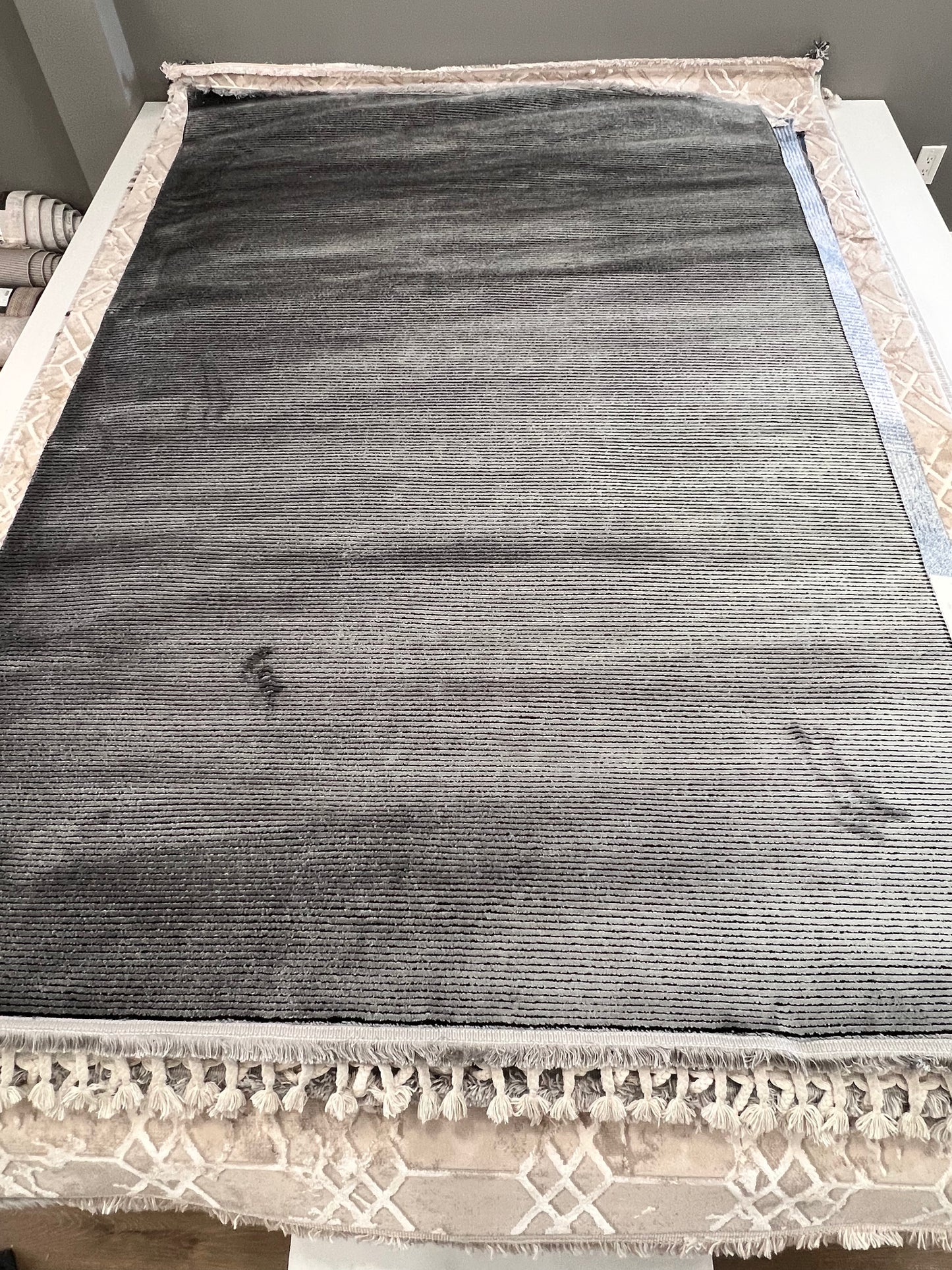 Eclipse 6107 Gray Black Area Rug