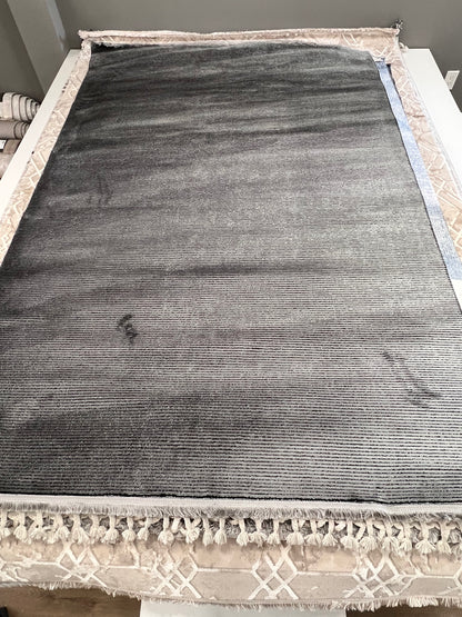 Eclipse 6107 Gray Black Area Rug