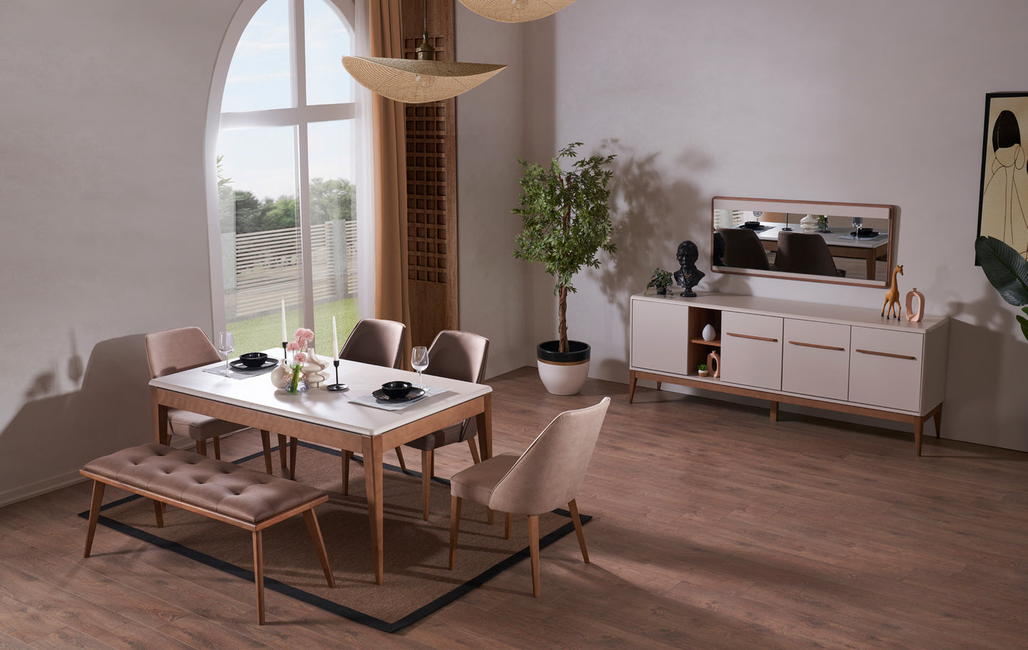 Mood 6-Piece Dining Set