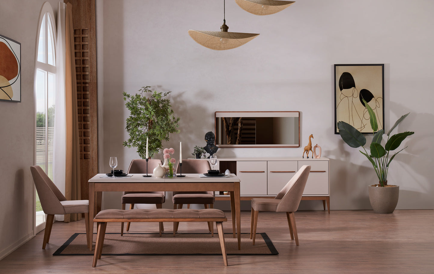 Mood 6-Piece Dining Set