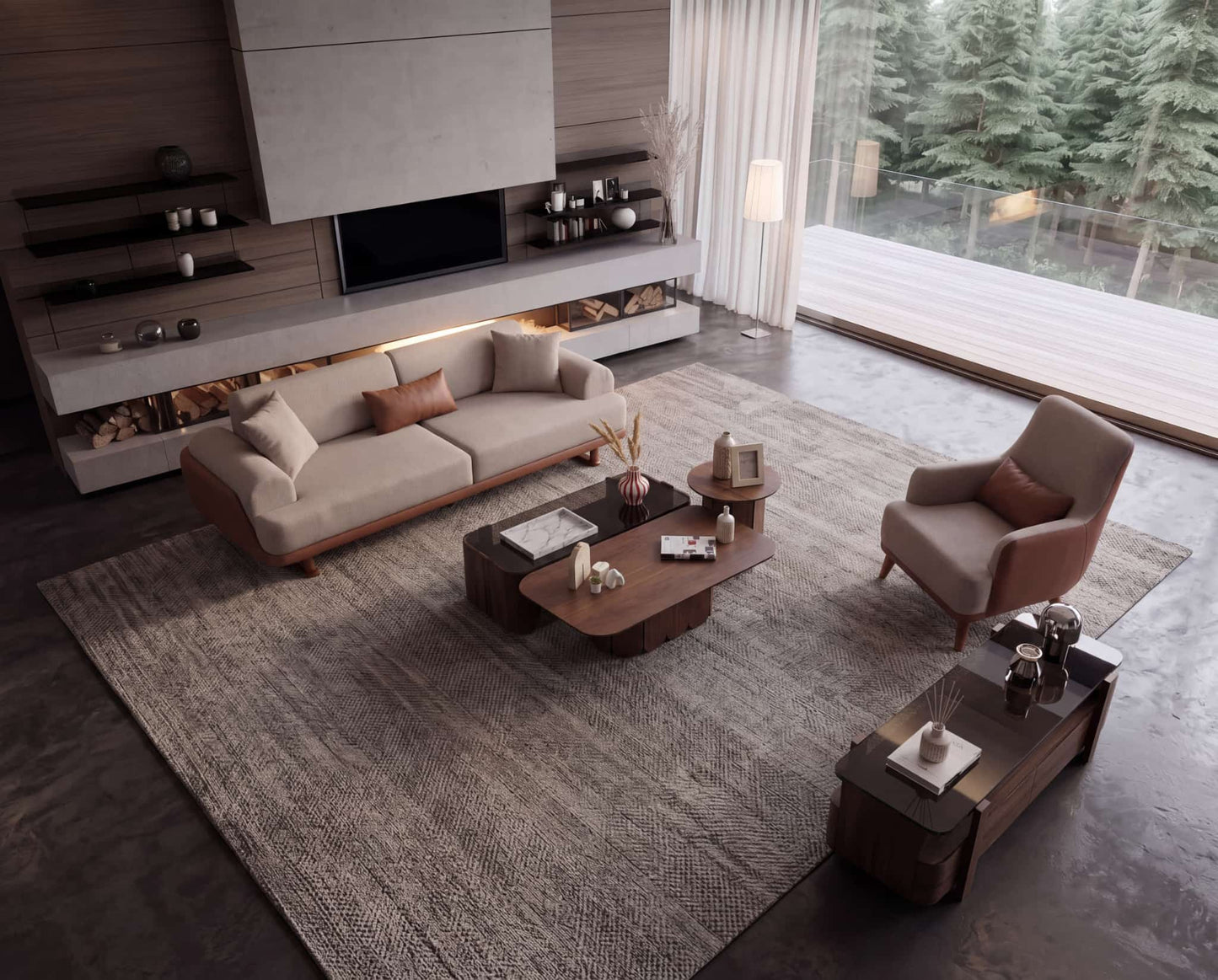 Spring Sofa Set